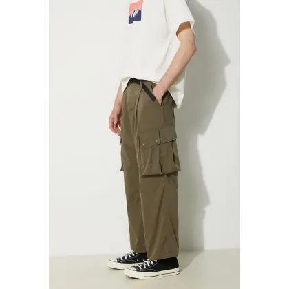 Zdjęcie Nanga spodnie Hinoc Ripstop Field Cargo Pants męskie kolor zielony w fasonie cargo NW2411.1I700.A