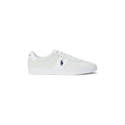 Zdjęcie Polo Ralph Lauren sneakersy skórzane Court Vlc męskie kolor biały 816961260001