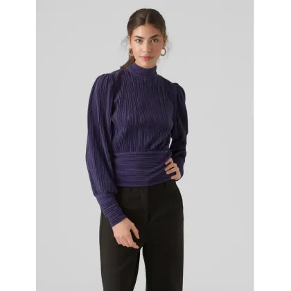Zdjęcie Vero Moda Bluzka 10295544 Fioletowy Regular Fit