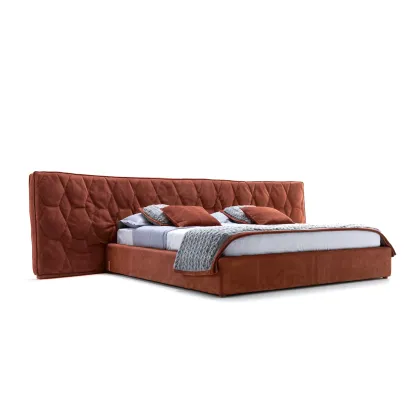 Zdjęcie Designerskie łóżko Cesar z szerokim zagłówkiem, queen size - Ulivi Salotti
