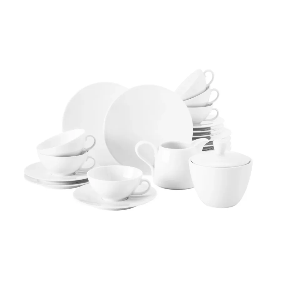 obrazek 1 Porcelanowy 20-elementowy serwis do herbaty z Niemiec - Seltmann Weiden