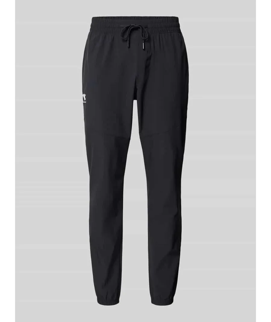 obrazek 1 Spodnie treningowe o kroju relaxed fit z nadrukiem z logo model ‘Vibe’