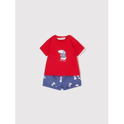 Zdjęcie Mayoral Komplet t-shirt i spodenki 1203 Kolorowy Regular Fit