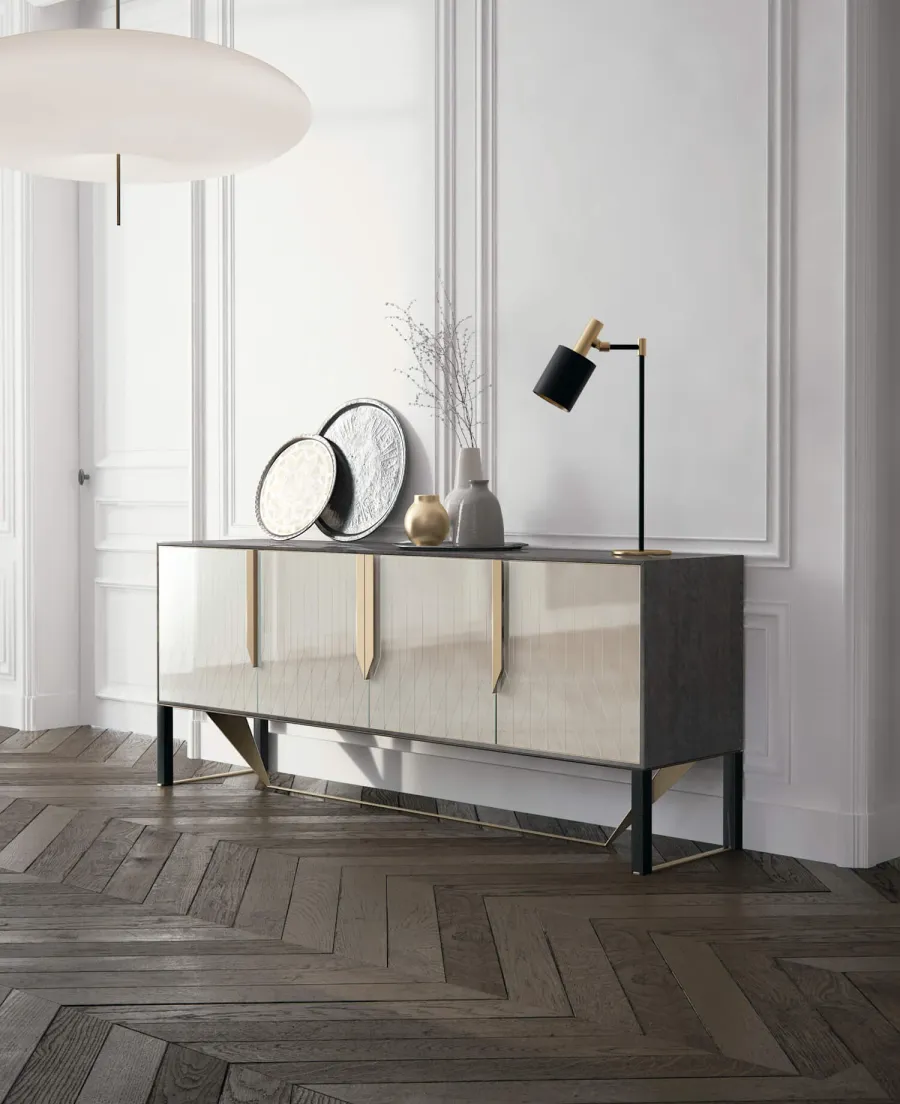 obrazek 13 Oryginalny modernistyczny kredens z Włoch do salonu