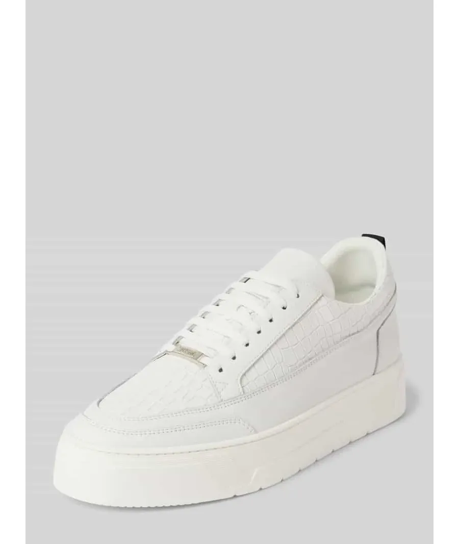 obrazek 1 Sneakersy ze skóry z detalem z logo model ‘FLINT’