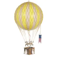 Picture Decorative Royal Aero balloon with yellow stripes - Authentic Models
