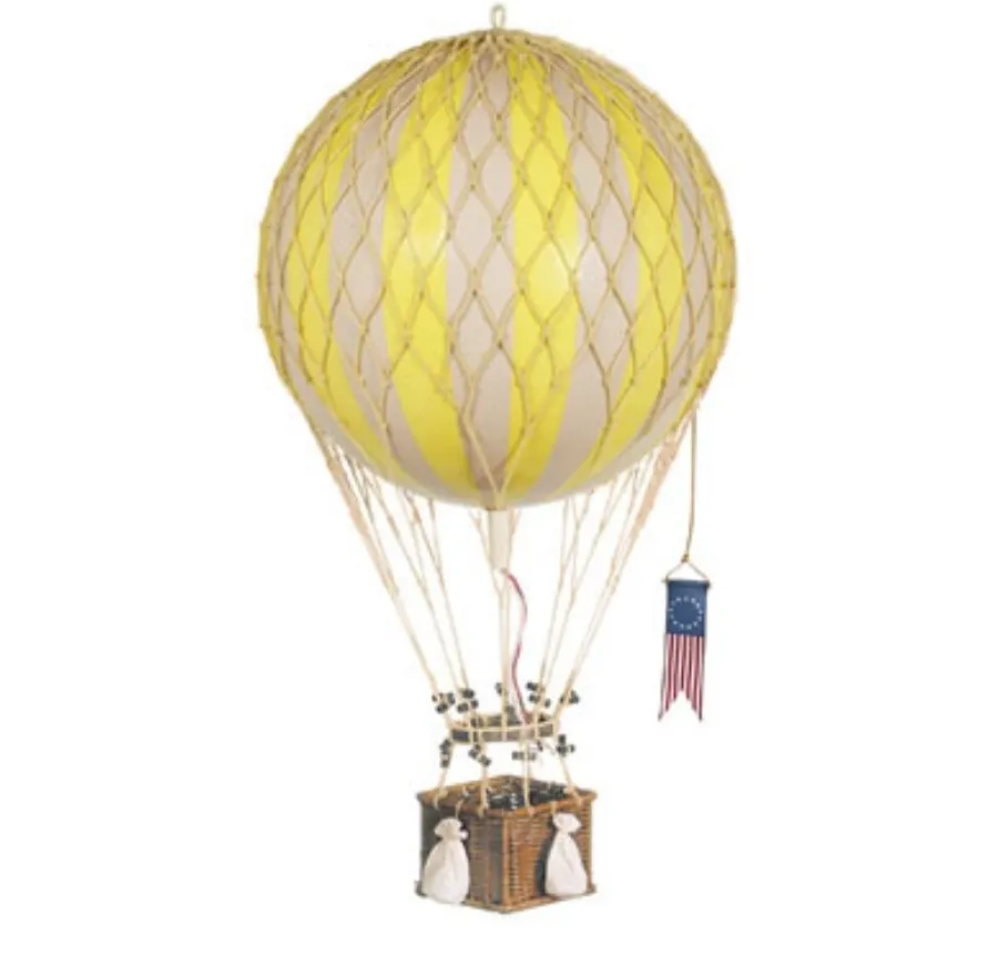 obrazek 1 Dekoracyjny balon Royal Aero w żółte paski - Authentic Models
