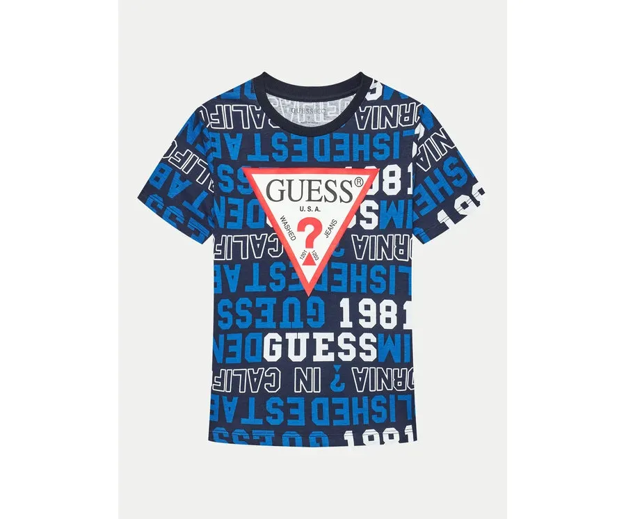 obrazek 1 Guess T-Shirt L4YI04 K8HM3 Kolorowy Classic Fit