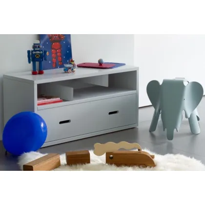 Zdjęcie Praktyczna skrzynia/szafka z szufladą MADAKET do pokoju dziecka - Mathy by Bols