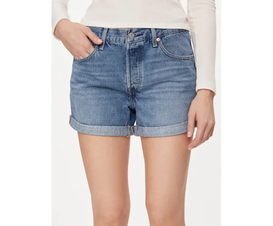 obrazek 1 Levi's® Szorty jeansowe 501® Rolled 29961-0035 Niebieski Relaxed Fit