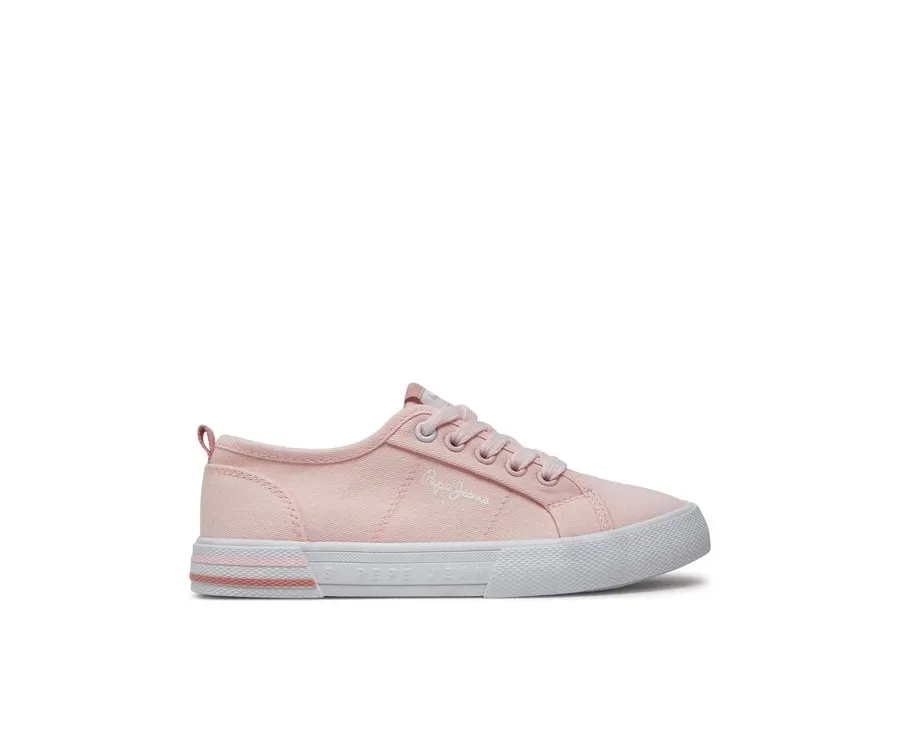 obrazek 1 Pepe Jeans Tenisówki Brady Basic G PGS30604 Różowy