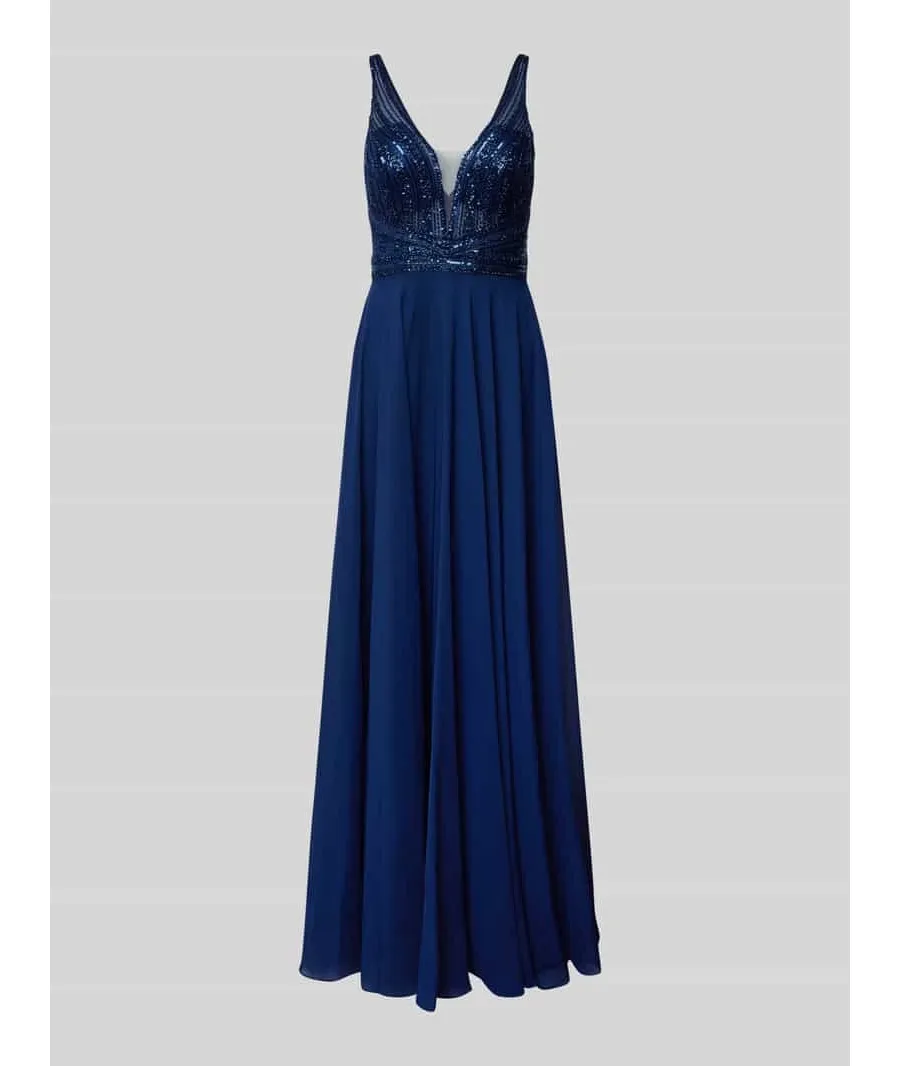 obrazek 1 Hey Kyla Sukienka wieczorowa 5AG015HK Niebieski Regular Fit