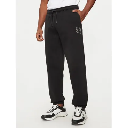 Zdjęcie KARL LAGERFELD Spodnie dresowe 705443 544908 Czarny Regular Fit