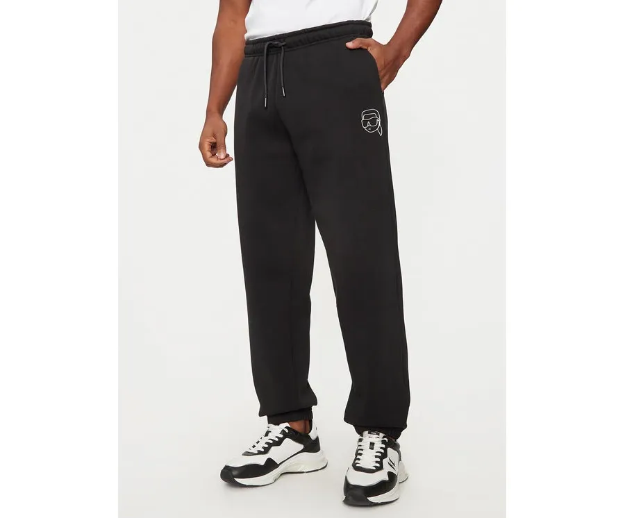 obrazek 1 KARL LAGERFELD Spodnie dresowe 705443 544908 Czarny Regular Fit