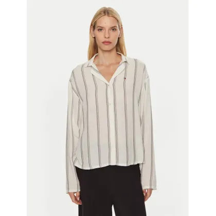 Zdjęcie Tommy Hilfiger Koszulka piżamowa UW0UW05614 Écru Relaxed Fit
