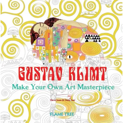 Zdjęcie Kolorowanka artystyczna Gustav Klimt - Flame Tree Publishing