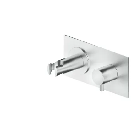 Zdjęcie Hak prysznicowy z odpływem wody oraz podtynkową jednostką montującą