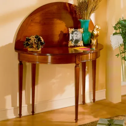 Zdjęcie Rozkładana konsola (stół) z drewna litego