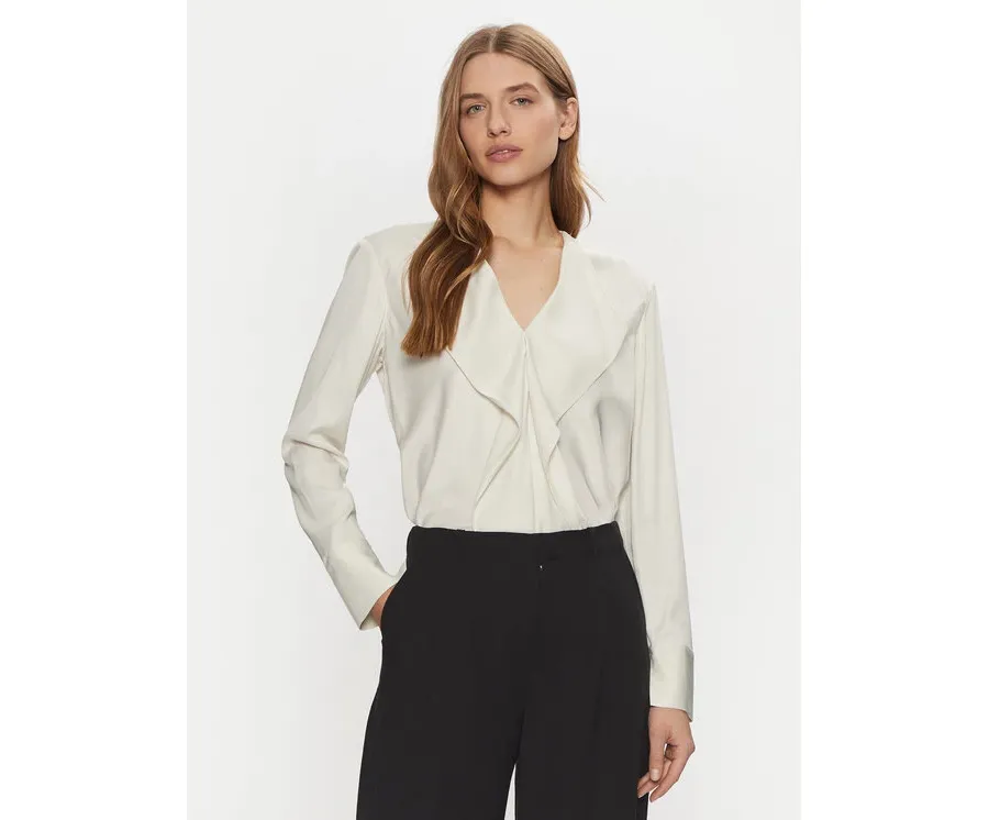 obrazek 1 Calvin Klein Bluzka K20K208067 Écru Regular Fit