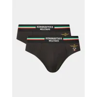 Zdjęcie Aeronautica Militare Komplet 2 par slipów AM1USL001 Czarny
