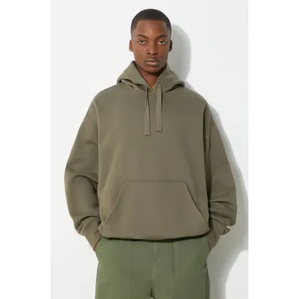 Zdjęcie Vans bluza Premium Standards Surplus Po Hoodie LX męska kolor zielony z kapturem gładka VN000GVQCHZ1