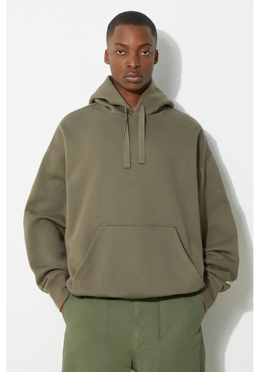 obrazek 1 Vans bluza Premium Standards Surplus Po Hoodie LX męska kolor zielony z kapturem gładka VN000GVQCHZ1