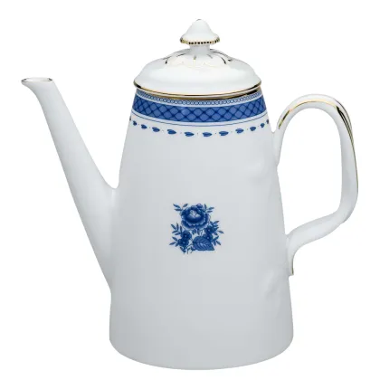 Picture Cozinha Velha coffee pot with a decorative floral motif - Vista Alegre