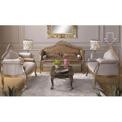 Zdjęcie Prestiżowa mała sofa do stylowego wnętrza - Morello Gianpaolo