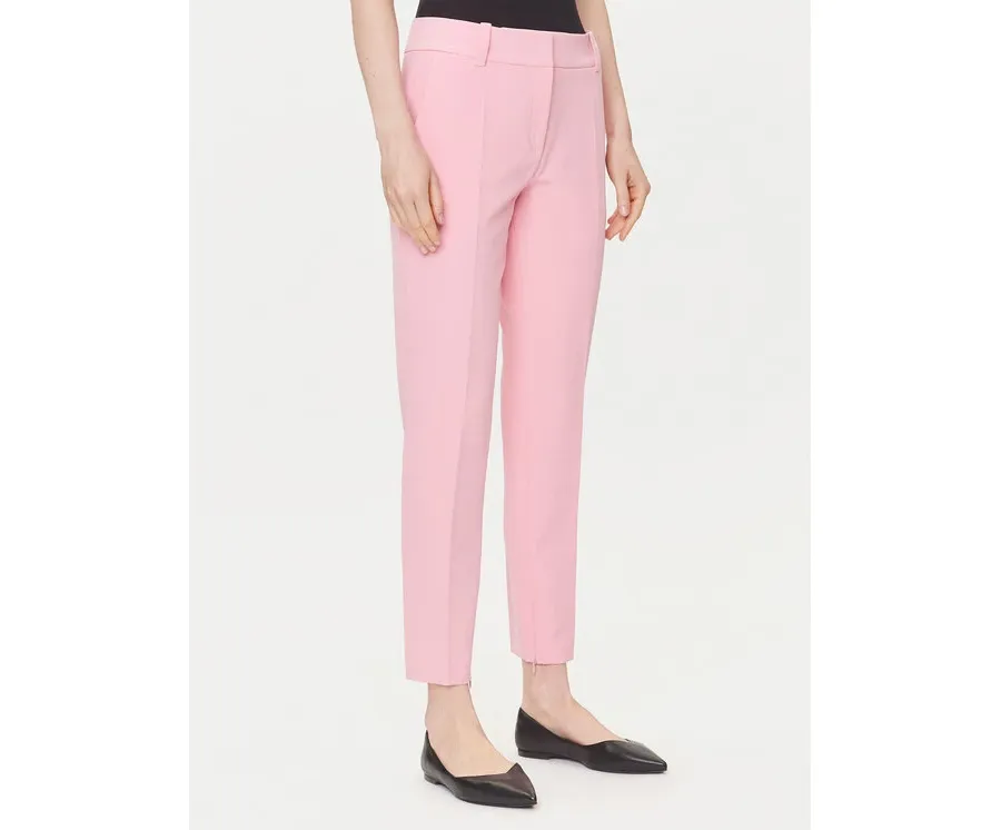 obrazek 1 HUGO Spodnie materiałowe Hedima-1 50544742 Różowy Slim Fit