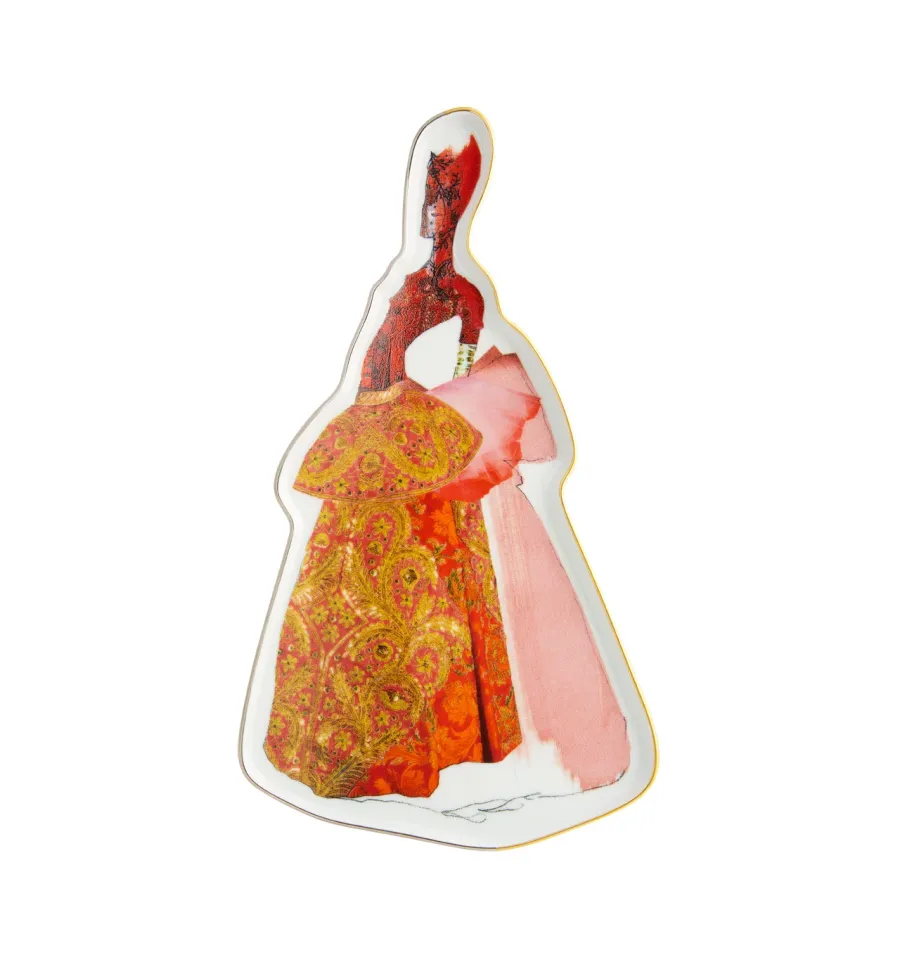 obrazek 1 Porcelanowa malowana taca Madonna Bizantyjska - Vista Alegre