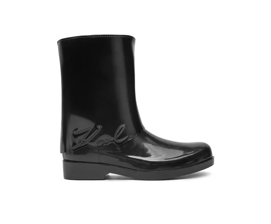 obrazek 1 KARL LAGERFELD Kalosze Kalosh KL47064S Czarny