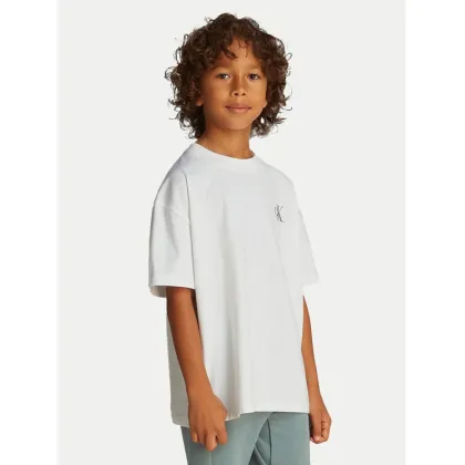 Zdjęcie Calvin Klein Jeans T-Shirt Miami IB0IB02449 Biały Relaxed Fit