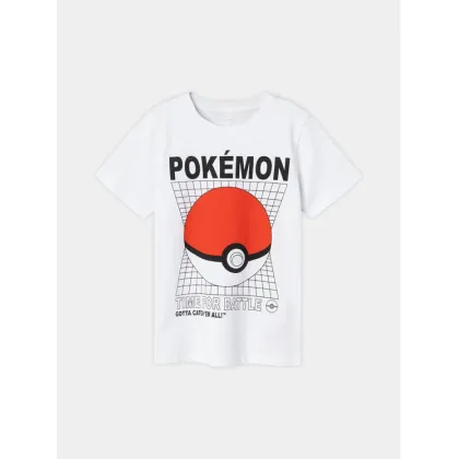 Zdjęcie NAME IT T-Shirt POKEMON 13230851 Biały Regular Fit