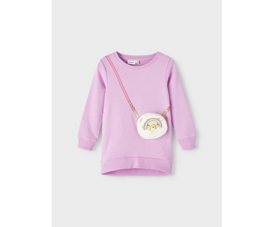 obrazek 1 NAME IT Tunika 13219685 Fioletowy Regular Fit