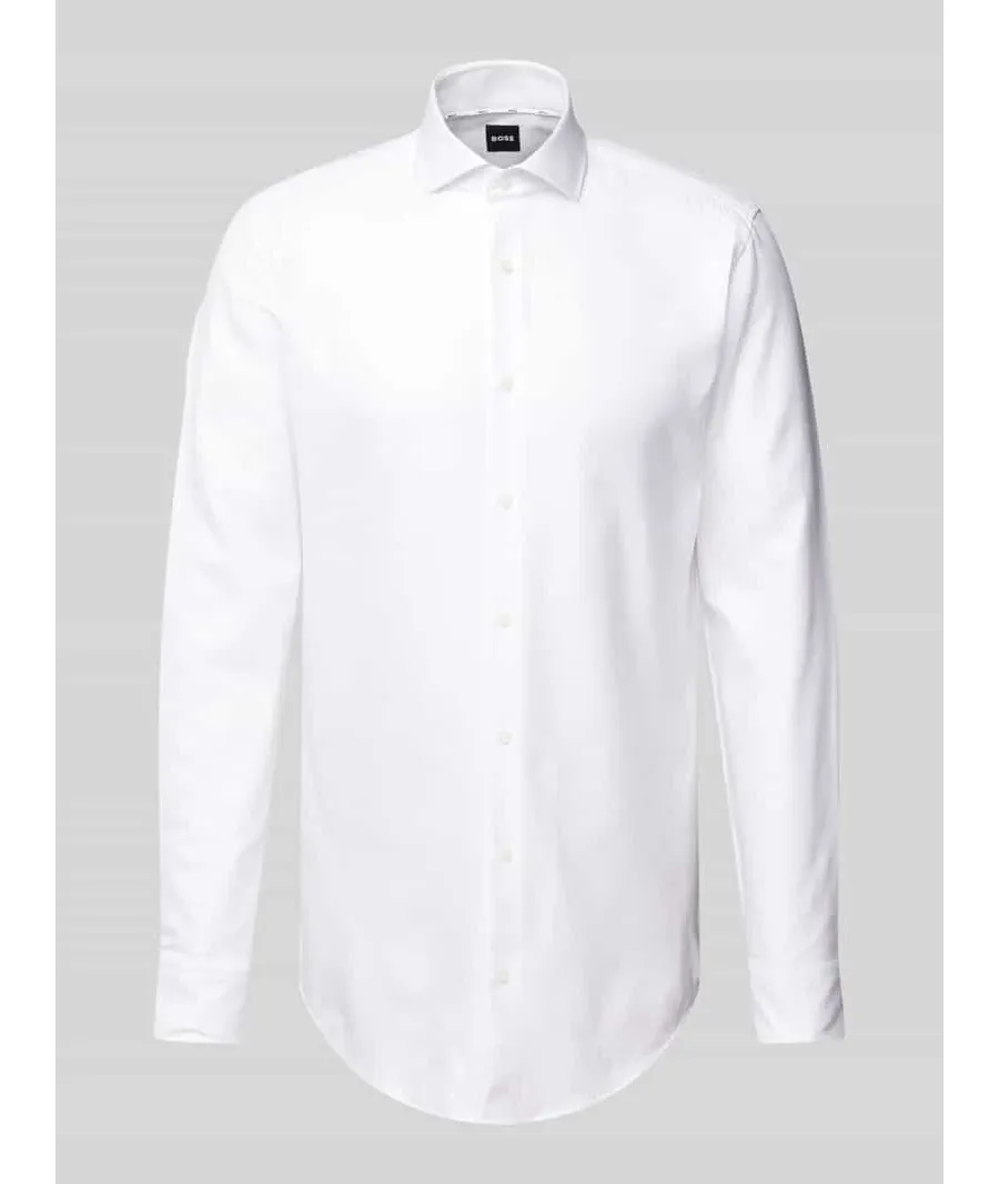obrazek 1 Koszula biznesowa o dłuższym kroju slim fit