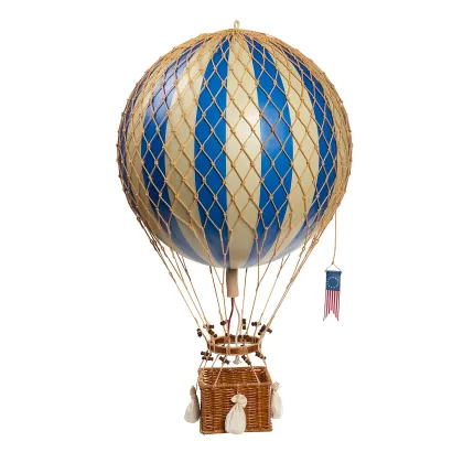Zdjęcie Ozdoba balon niebiesko-złoty Royal Aero - Authentic Models