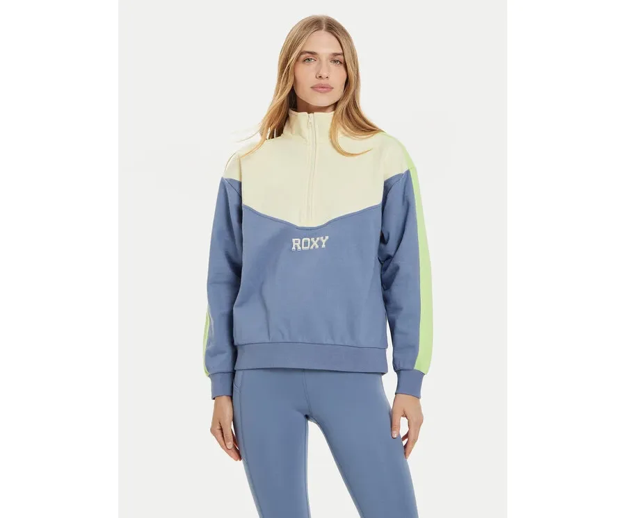 obrazek 1 Roxy Bluza Essential Energy ERJFT04860 Niebieski Loose Fit