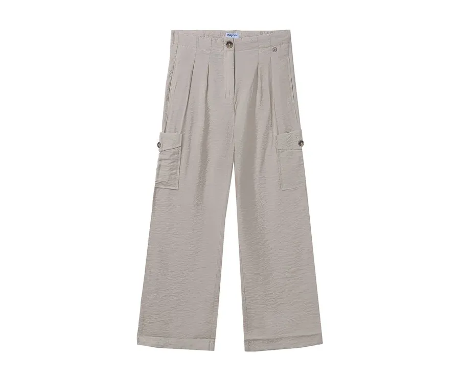 obrazek 1 Mayoral Spodnie materiałowe 6536 Beżowy Relaxed Fit