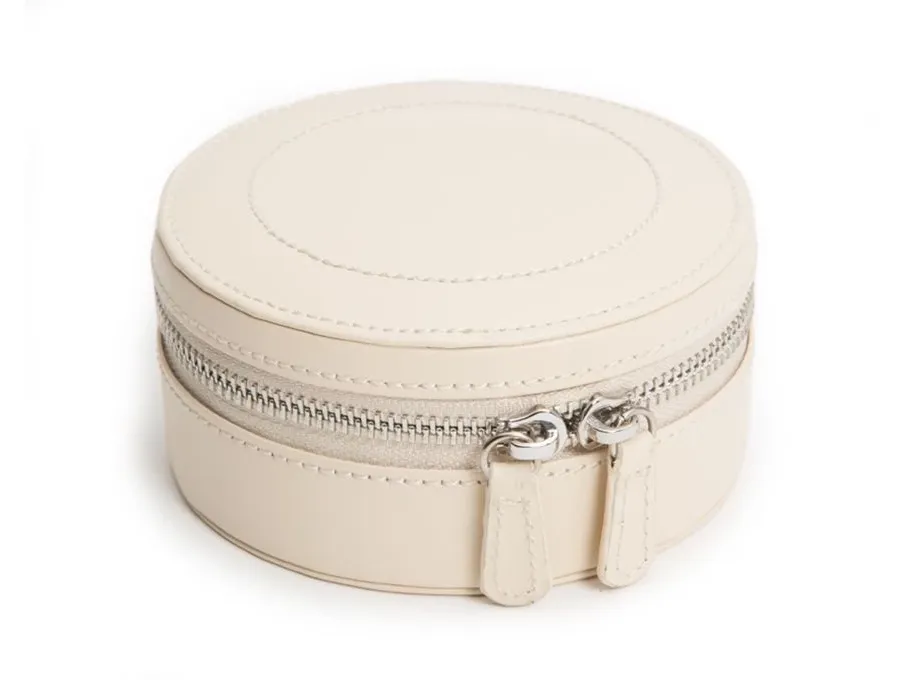 obrazek 6 Szkatułka Sophia Round Ivory do przechowywania biżuterii