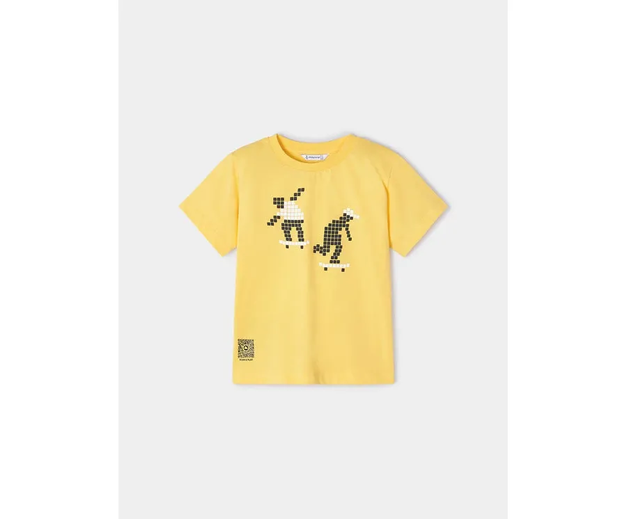 obrazek 1 Mayoral T-Shirt 3013 Żółty Regular Fit