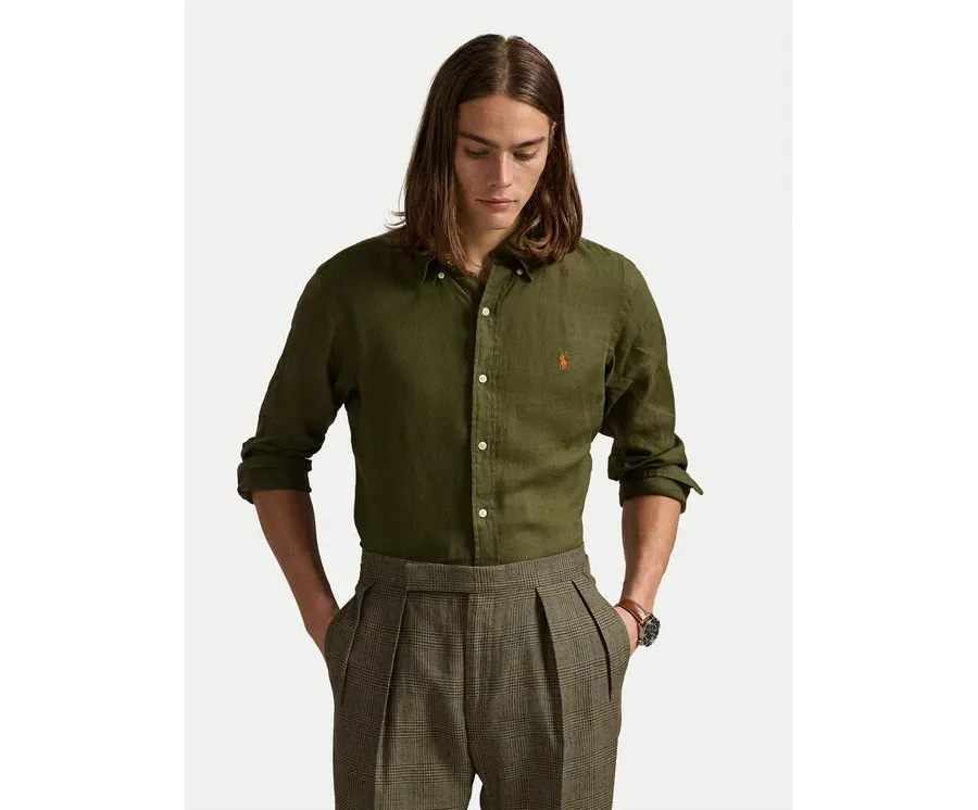 obrazek 1 Polo Ralph Lauren Koszula 710968915006 Khaki Slim Fit