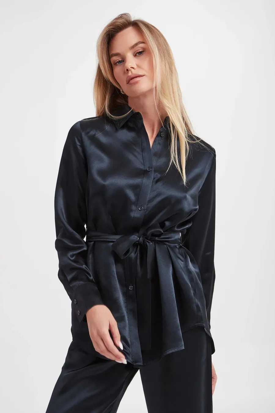 obrazek 1 Koszula damska satynowa Holiday MAX MARA LEISURE Max Mara Leisure