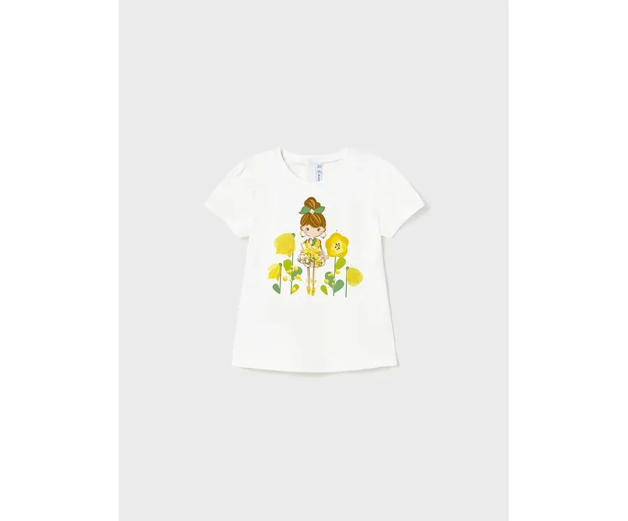 obrazek 1 Mayoral T-Shirt 1005 Biały