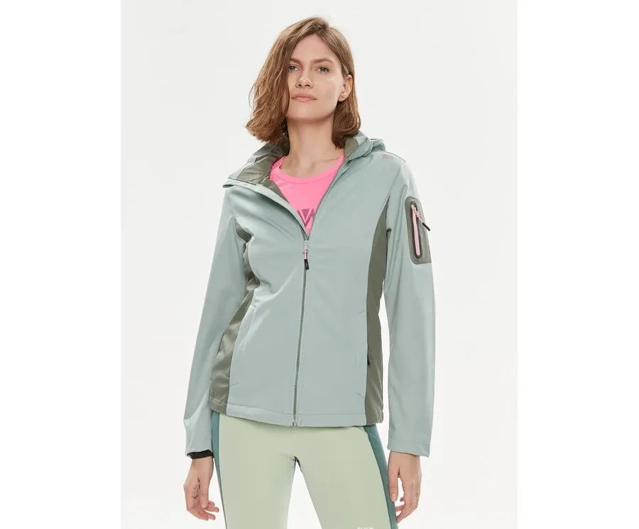obrazek 1 CMP Kurtka przeciwdeszczowa 39A5016 Zielony Regular Fit
