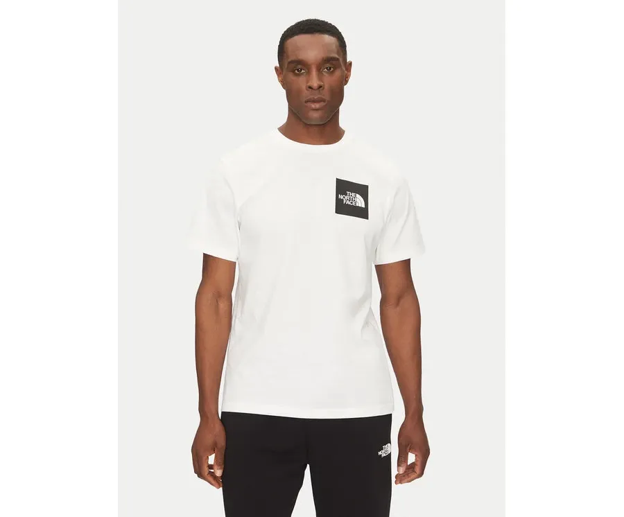 obrazek 1 The North Face T-Shirt Fine NF0A8A6M Biały Regular Fit