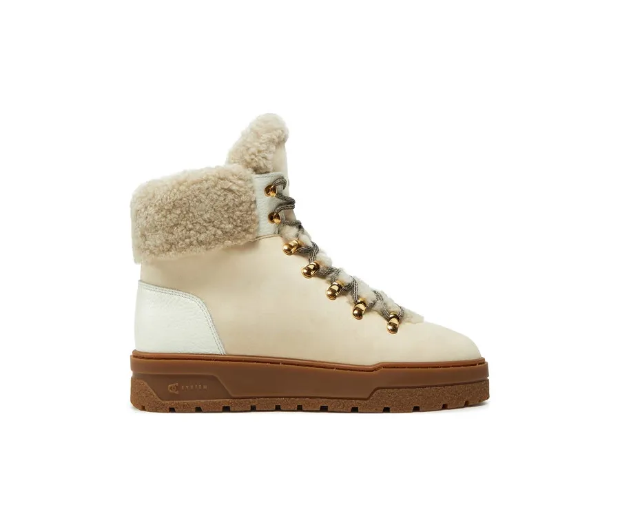obrazek 1 Pollini Botki SA21254H0LTOA10A Écru