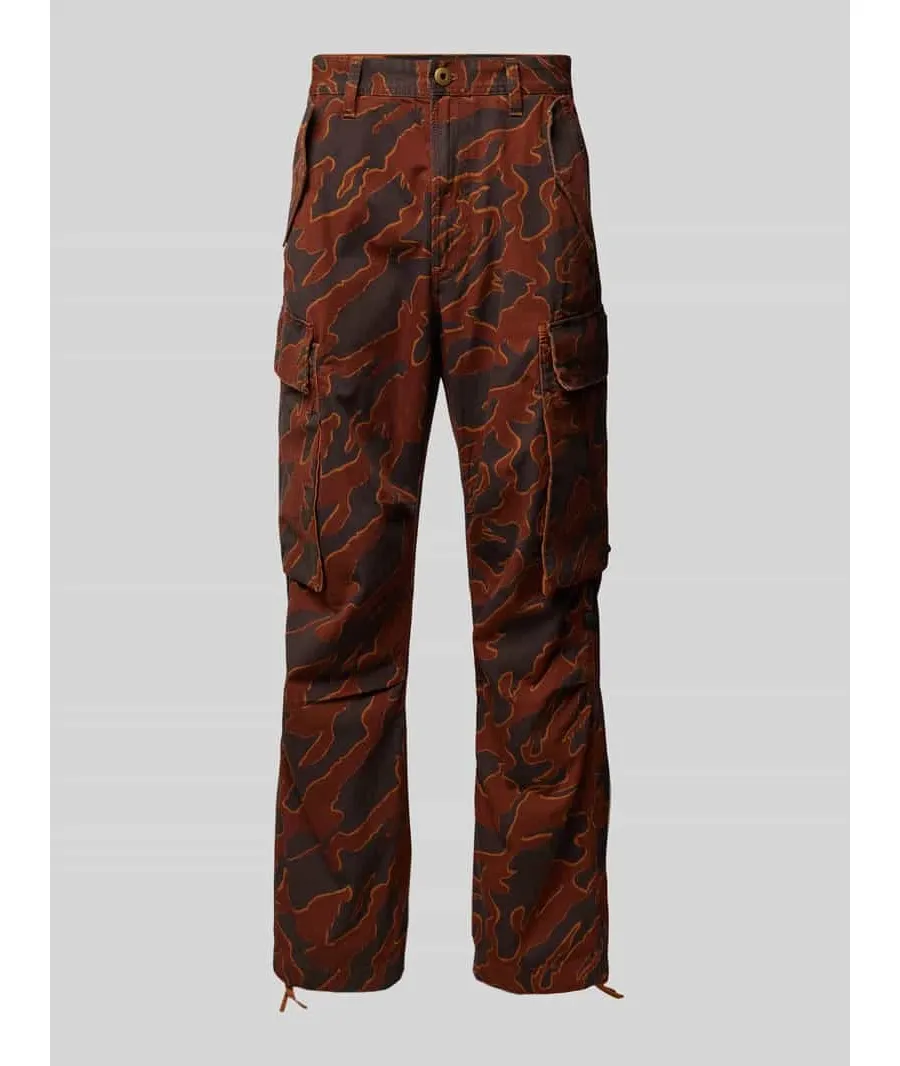 obrazek 1 Spodnie cargo o kroju regular fit z naszywką z logo model ‘Utility’