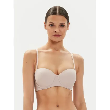 Zdjęcie Tommy Hilfiger Biustonosz bardotka UW0UW05378 Beżowy