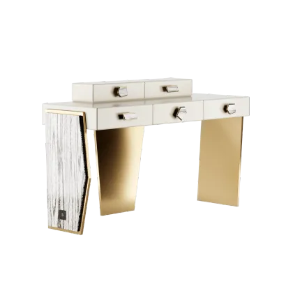 Picture Beautiful, stylish console with five drawers