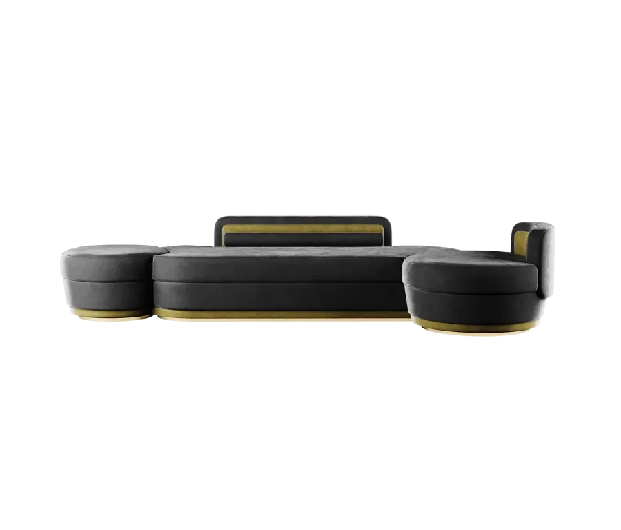 obrazek 3 Luksusowa duża sofa w stylu awangardowym